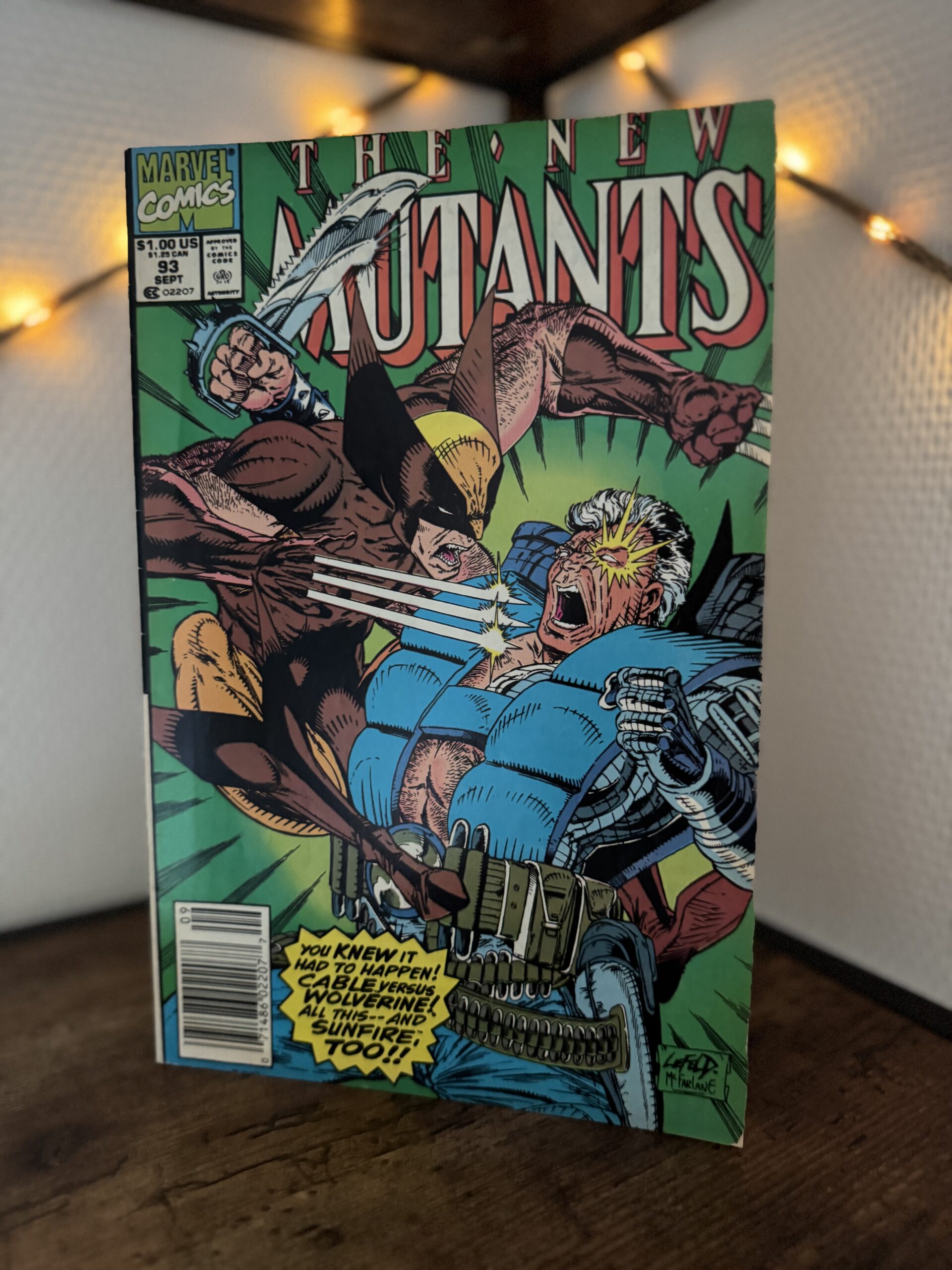 The New Mutants #93 – Cable versus Wolverine (Engelstalige Comic)